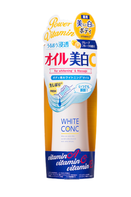 DẦU MASSAGE DƯỠNG TRẮNG DA WHITE CONC WHITENING OIL CII 100ml- Nhật Bản