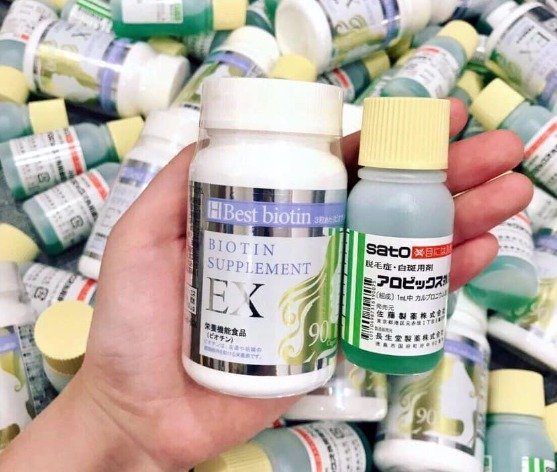 Viên Uống Mọc Tóc Best Biotin Supplement EX 90v- Nhật Bản.